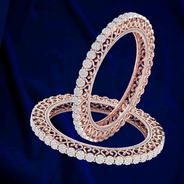 one caret bangles set