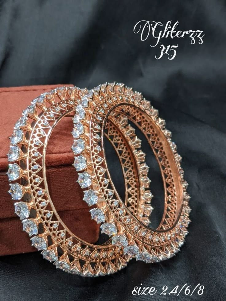 one caret bangles set