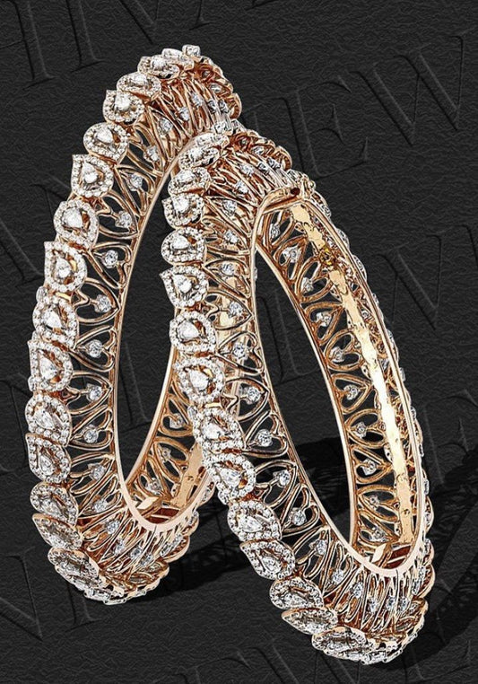 one caret bangles set